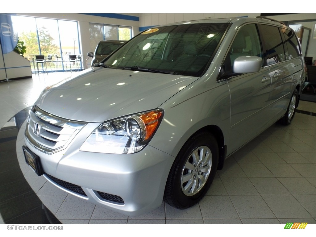 2010 Odyssey EX-L - Alabaster Silver Metallic / Gray photo #1