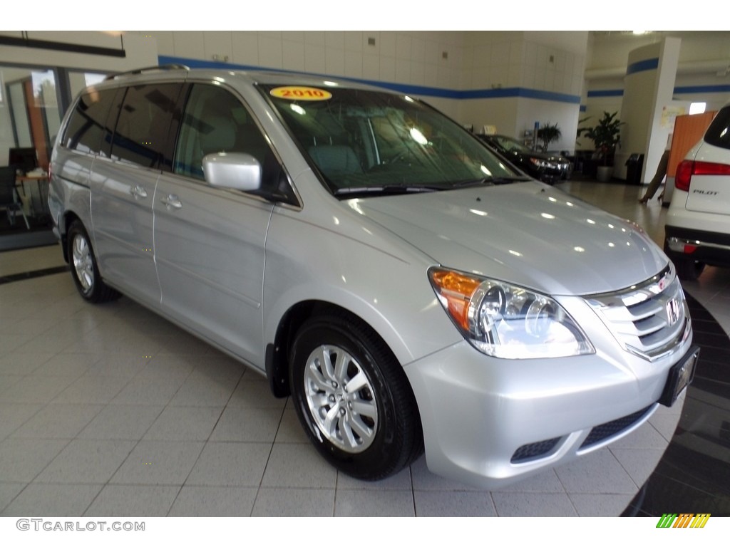 2010 Odyssey EX-L - Alabaster Silver Metallic / Gray photo #4