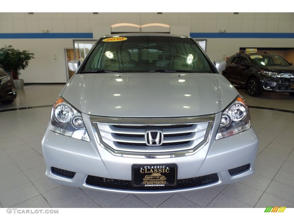 2010 Odyssey EX-L - Alabaster Silver Metallic / Gray photo #11