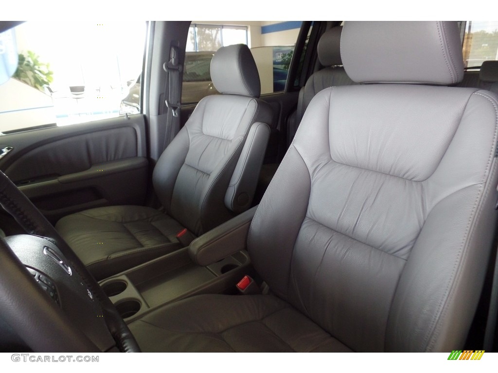 2010 Odyssey EX-L - Alabaster Silver Metallic / Gray photo #14