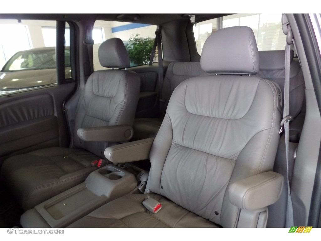 2010 Odyssey EX-L - Alabaster Silver Metallic / Gray photo #16