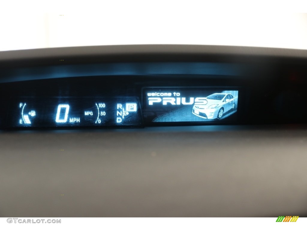 2014 Prius Two Hybrid - Blizzard White Pearl / Dark Gray photo #8