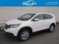 2014 White Diamond Pearl Honda CR-V EX AWD  photo #1