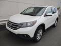 2014 White Diamond Pearl Honda CR-V EX AWD  photo #9