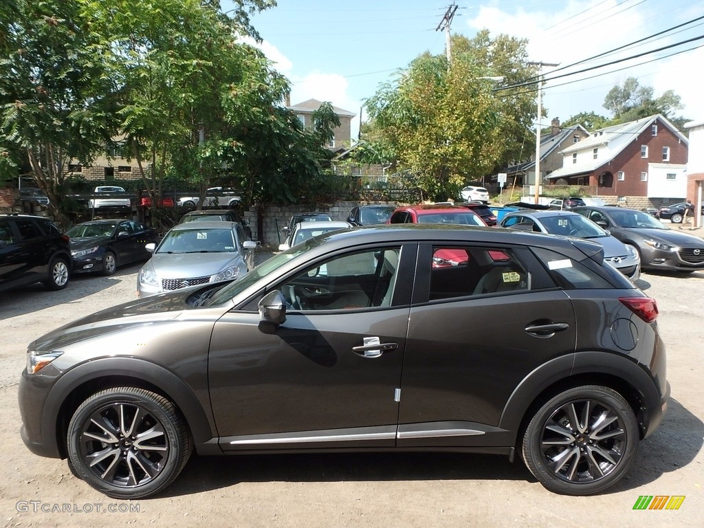 Titanium Flash Mica 2018 Mazda CX-3 Grand Touring AWD Exterior Photo #122881302