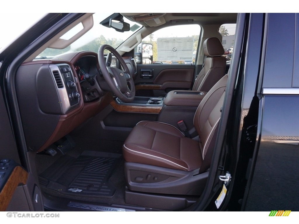 2018 Silverado 2500HD High Country Crew Cab 4x4 - Black / High Country Saddle photo #9