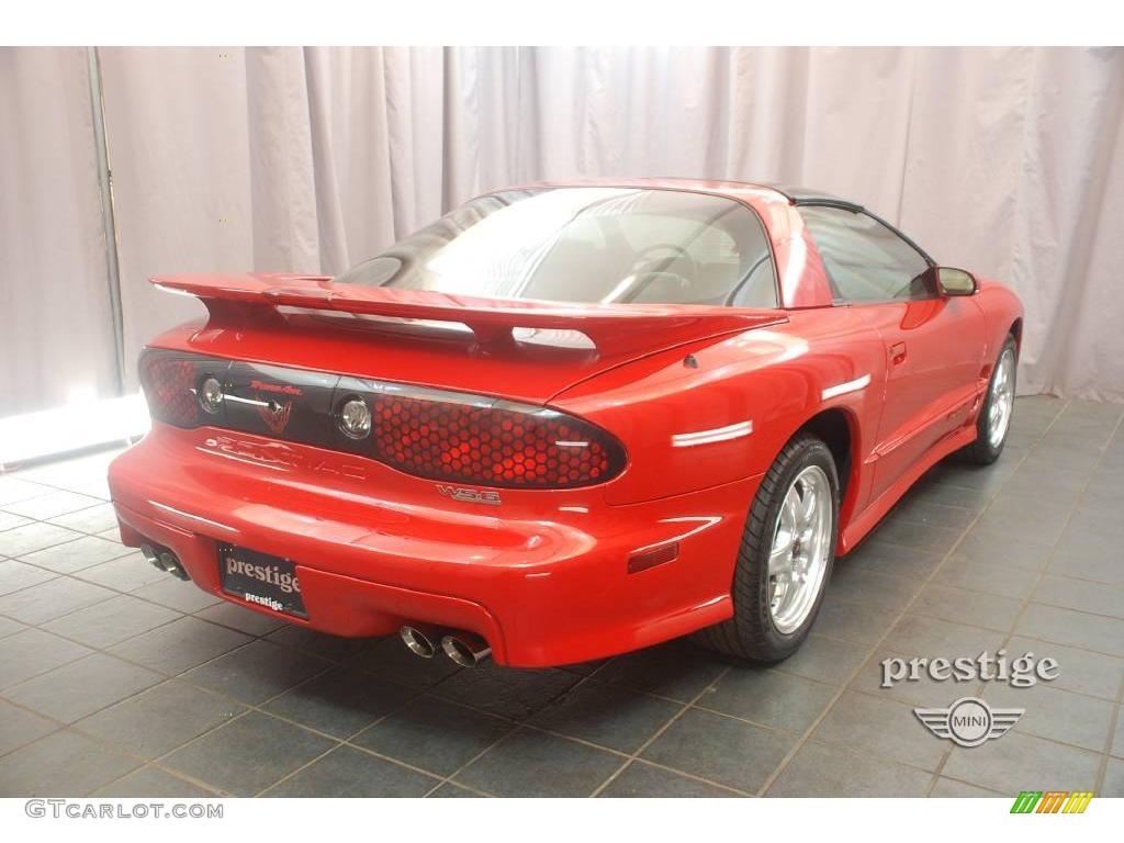 2002 Firebird Trans Am WS-6 Coupe - Bright Red / Camel photo #1