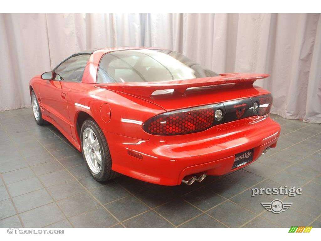 2002 Firebird Trans Am WS-6 Coupe - Bright Red / Camel photo #3