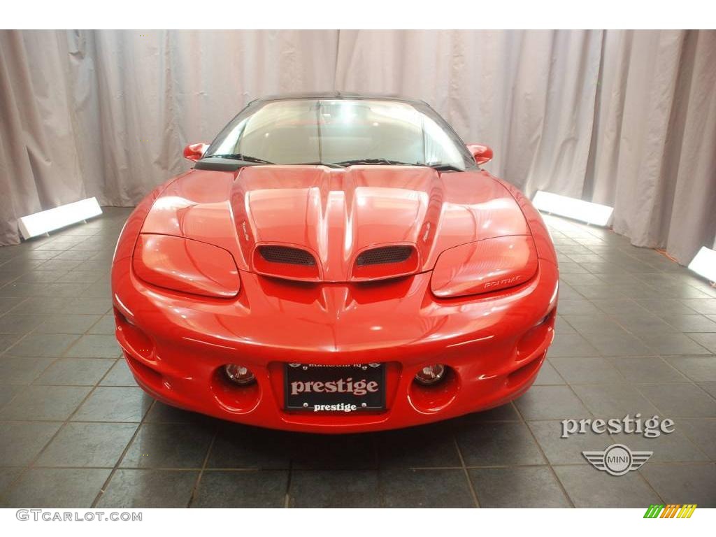 2002 Firebird Trans Am WS-6 Coupe - Bright Red / Camel photo #6