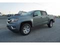 2018 Satin Steel Metallic Chevrolet Colorado LT Crew Cab  photo #3