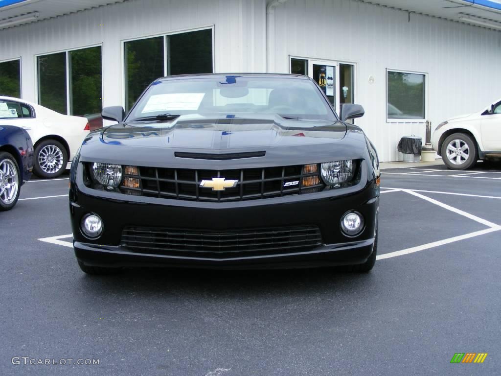 2010 Camaro SS Coupe - Black / Black photo #2