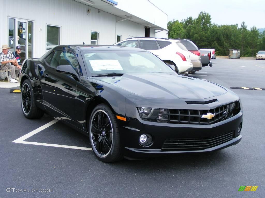 2010 Camaro SS Coupe - Black / Black photo #3