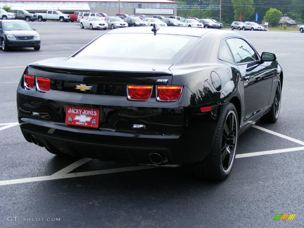 2010 Camaro SS Coupe - Black / Black photo #4