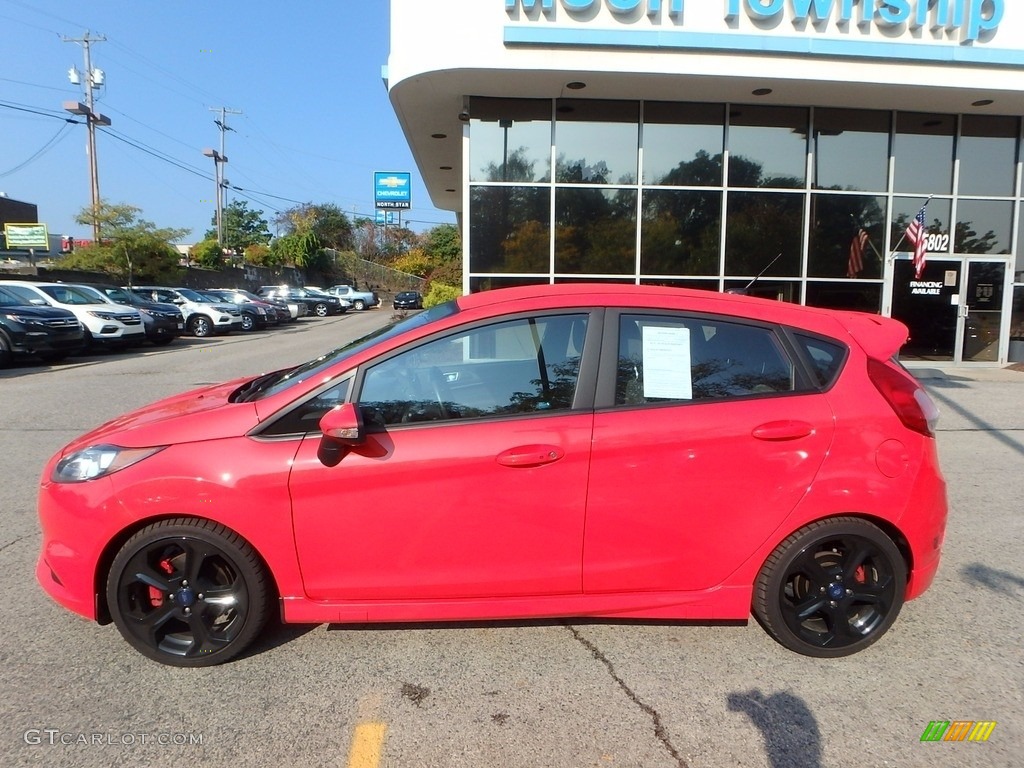 2016 Fiesta ST Hatchback - Molten Orange Metallic Tri-coat / ST Charcoal Black photo #2