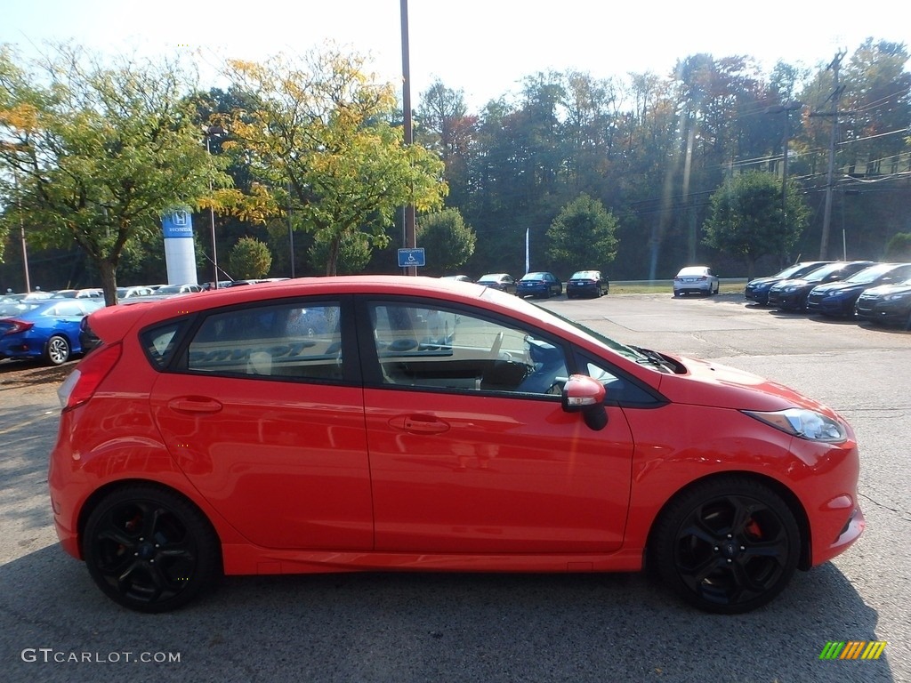 2016 Fiesta ST Hatchback - Molten Orange Metallic Tri-coat / ST Charcoal Black photo #7