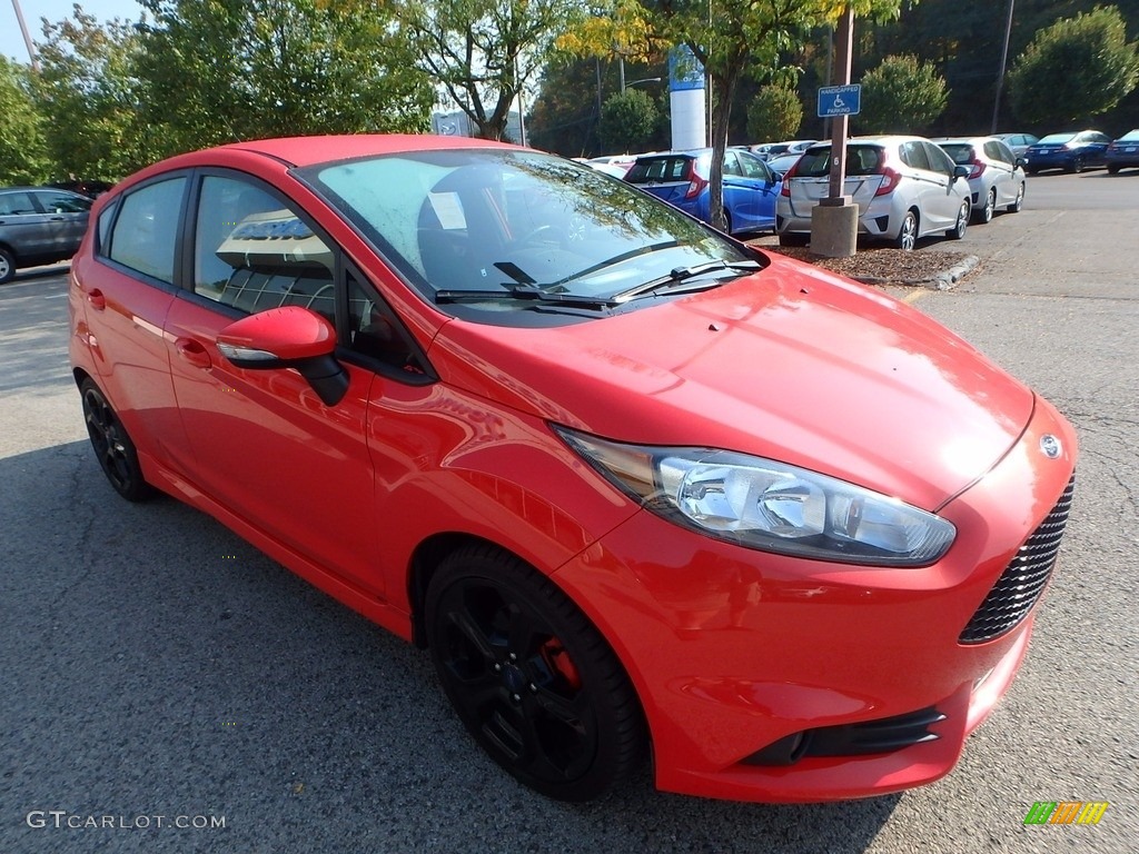 2016 Fiesta ST Hatchback - Molten Orange Metallic Tri-coat / ST Charcoal Black photo #8