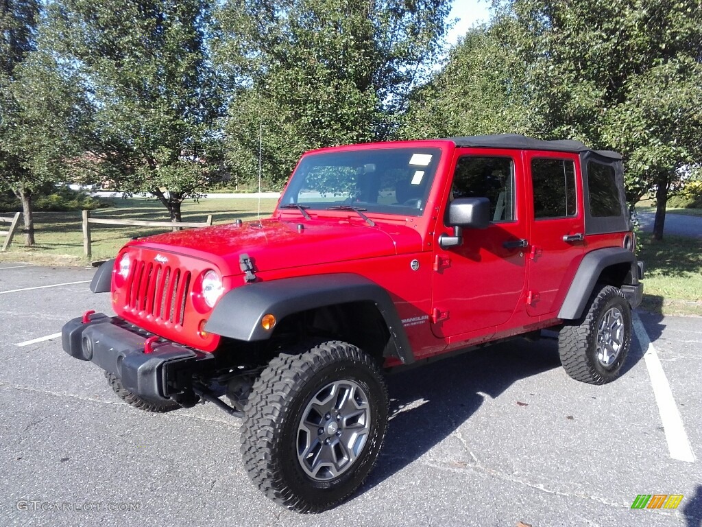 2012 Wrangler Unlimited Sport 4x4 - Flame Red / Black photo #2