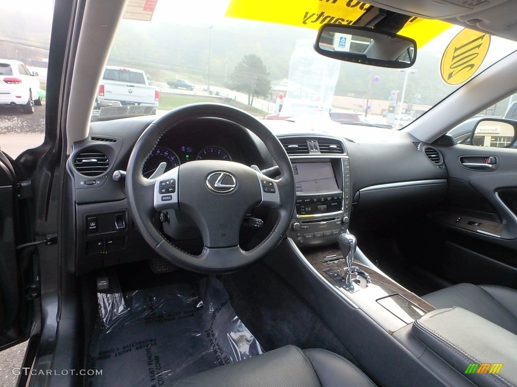 2011 IS 250 AWD - Smoky Granite Mica / Black photo #10