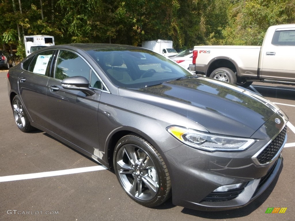 Magnetic 2018 Ford Fusion Sport AWD Exterior Photo #122888637