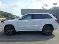 2018 Bright White Jeep Grand Cherokee Overland 4x4  photo #2