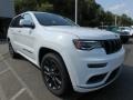 2018 Bright White Jeep Grand Cherokee Overland 4x4  photo #7