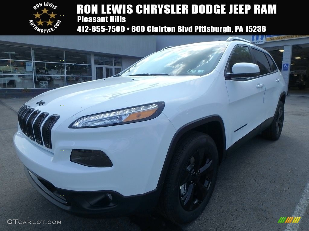 2018 Cherokee High Altitude 4x4 - Bright White / Black photo #1