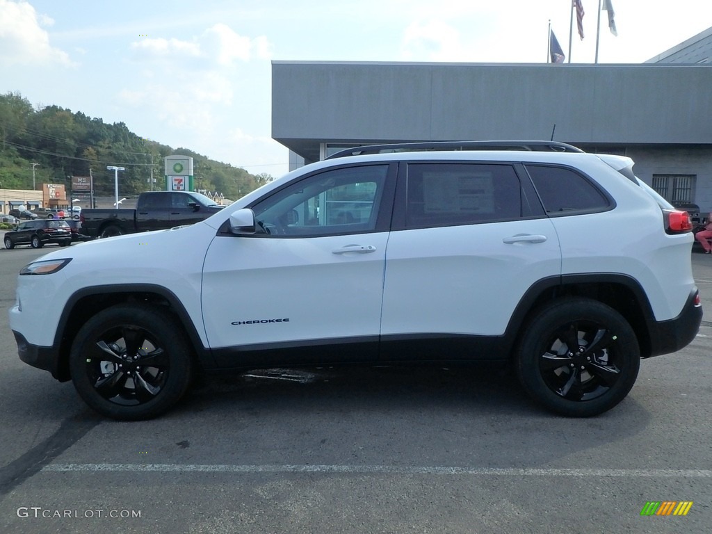 2018 Cherokee High Altitude 4x4 - Bright White / Black photo #2