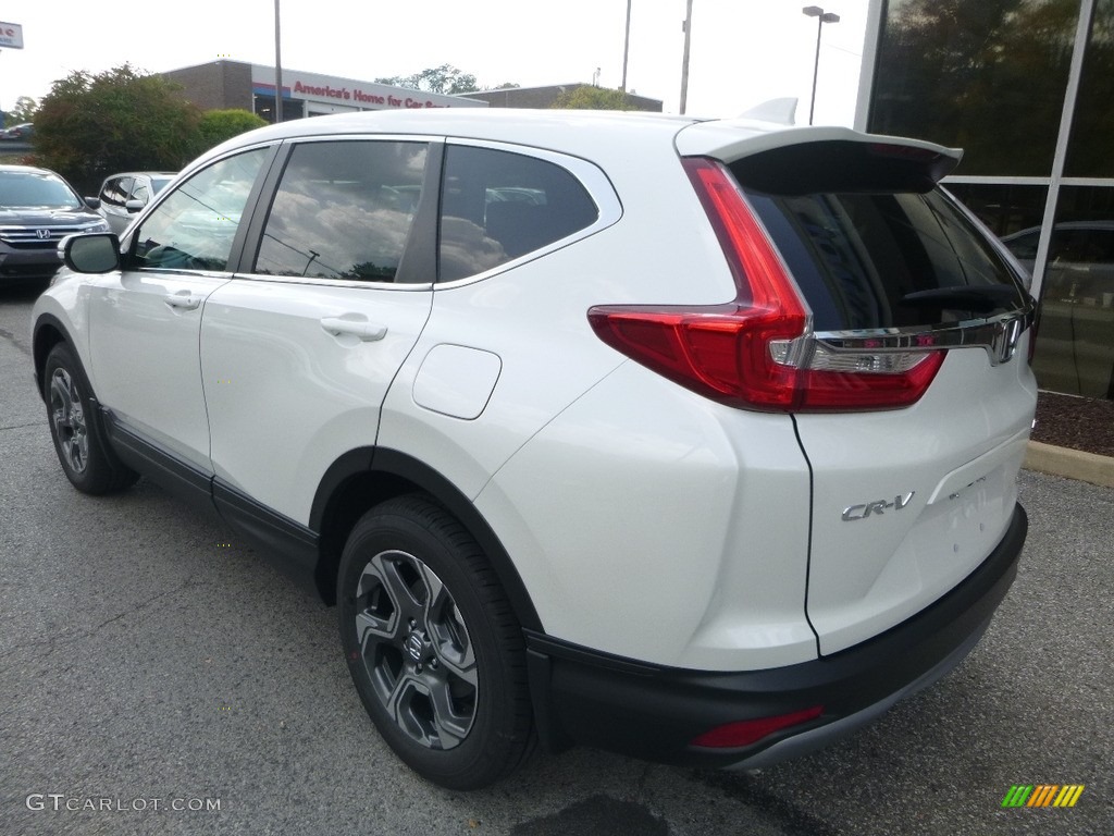 2017 CR-V EX AWD - White Diamond Pearl / Black photo #2