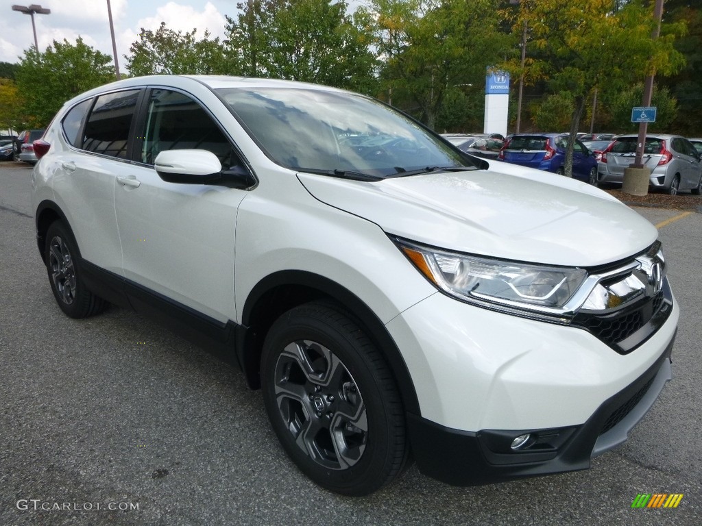 2017 CR-V EX AWD - White Diamond Pearl / Black photo #5