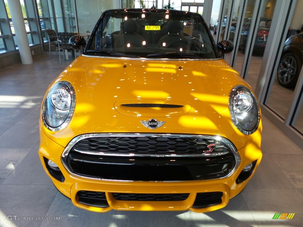 2018 Convertible Cooper S - Volcanic Orange / Lounge Leather/Carbon Black photo #3