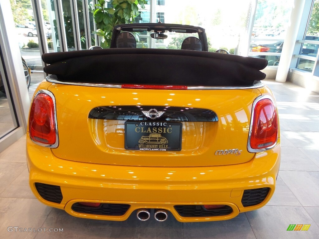 2018 Convertible Cooper S - Volcanic Orange / Lounge Leather/Carbon Black photo #4