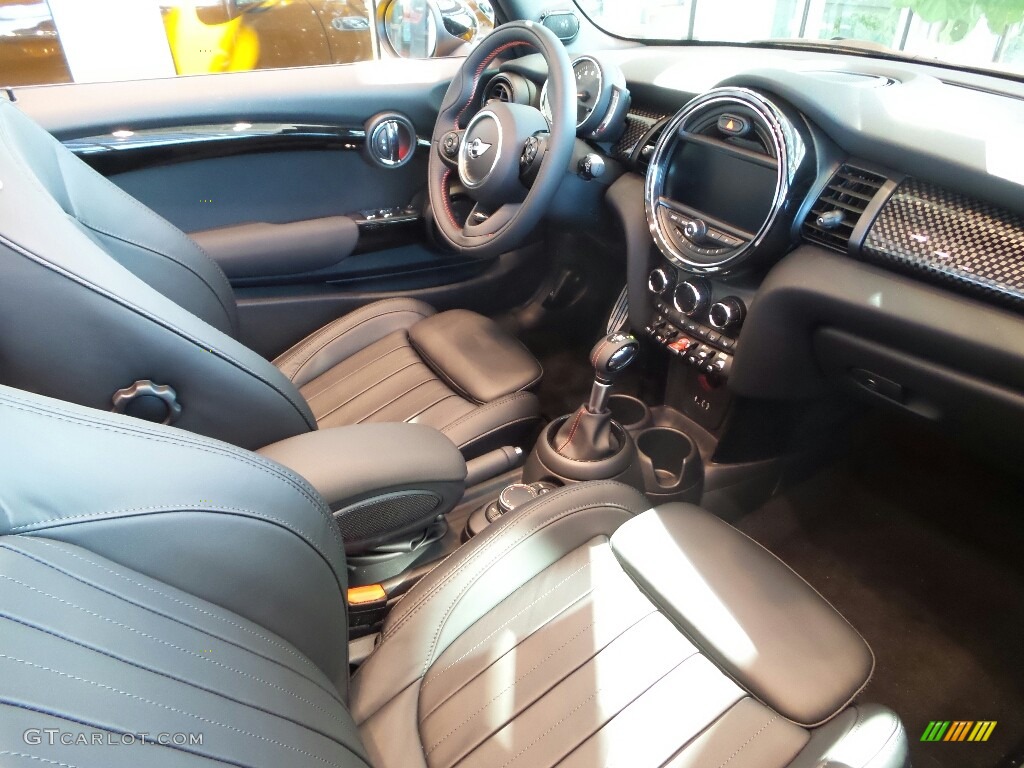 Lounge Leather/Carbon Black Interior 2018 Mini Convertible Cooper S Photo #122891439