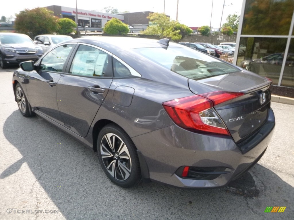 2017 Civic EX-T Sedan - Modern Steel Metallic / Black photo #2