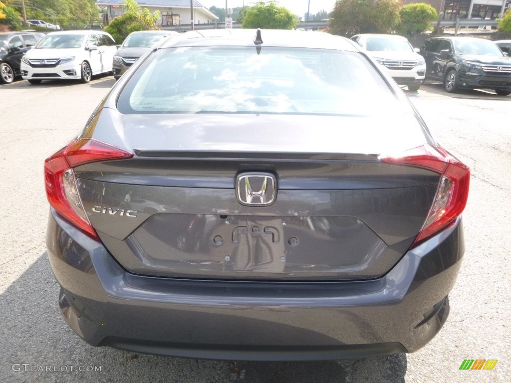 2017 Civic EX-T Sedan - Modern Steel Metallic / Black photo #3