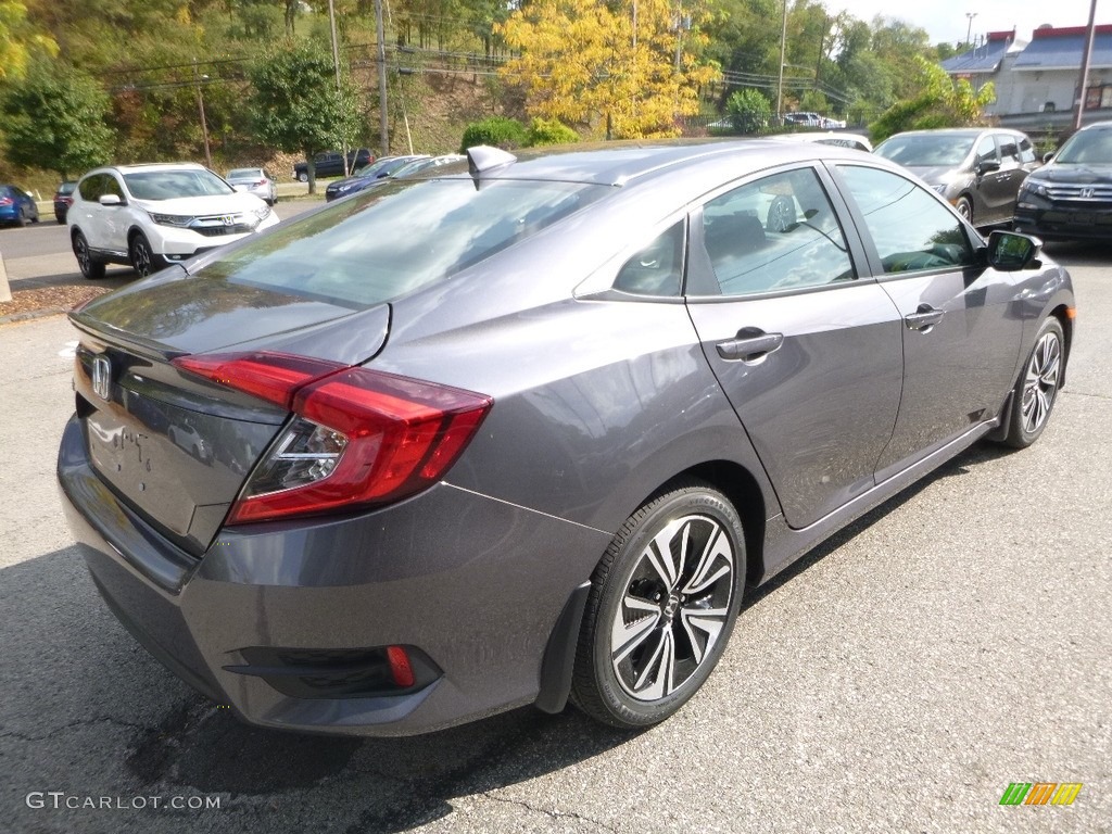 2017 Civic EX-T Sedan - Modern Steel Metallic / Black photo #4