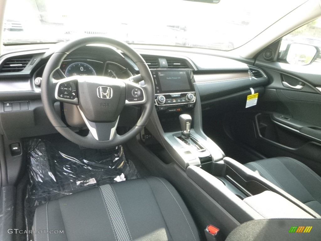 2017 Civic EX-T Sedan - Modern Steel Metallic / Black photo #10