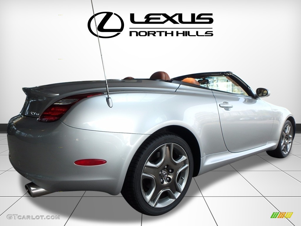 2007 SC 430 Convertible - Mercury Metallic / Saddle photo #2