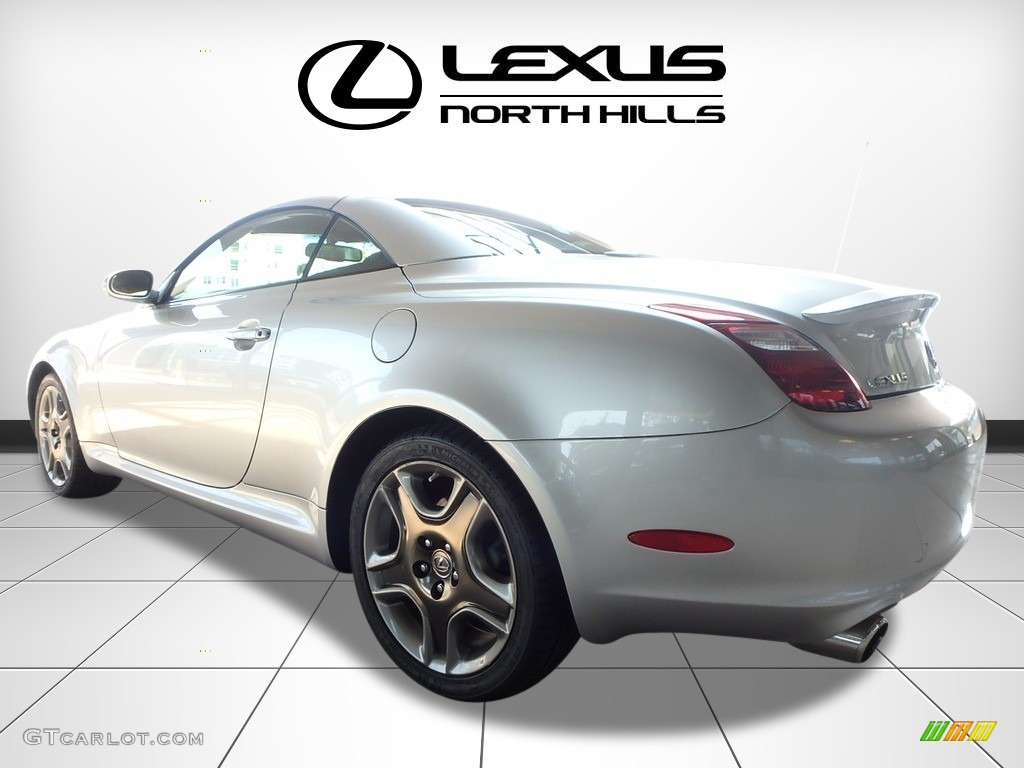 2007 SC 430 Convertible - Mercury Metallic / Saddle photo #4