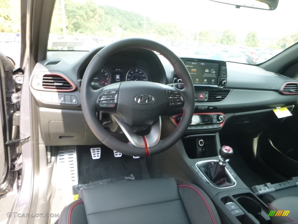 Black Interior 2018 Hyundai Elantra Gt Sport Photo