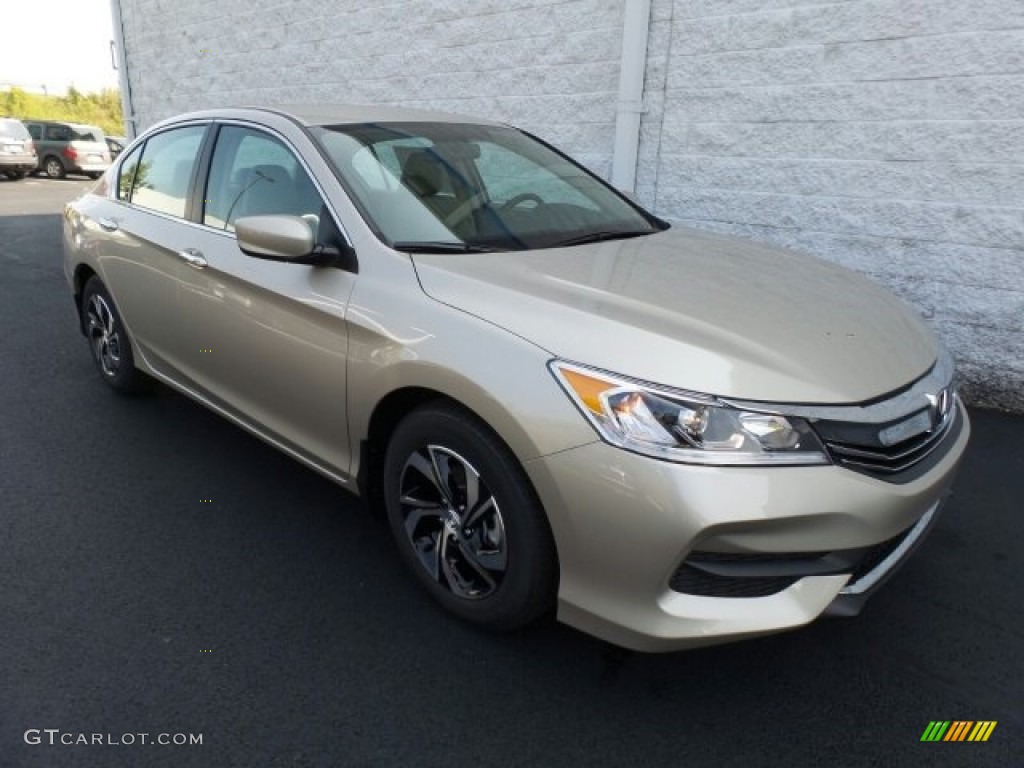2017 Accord LX Sedan - Champagne Frost Pearl / Ivory photo #1