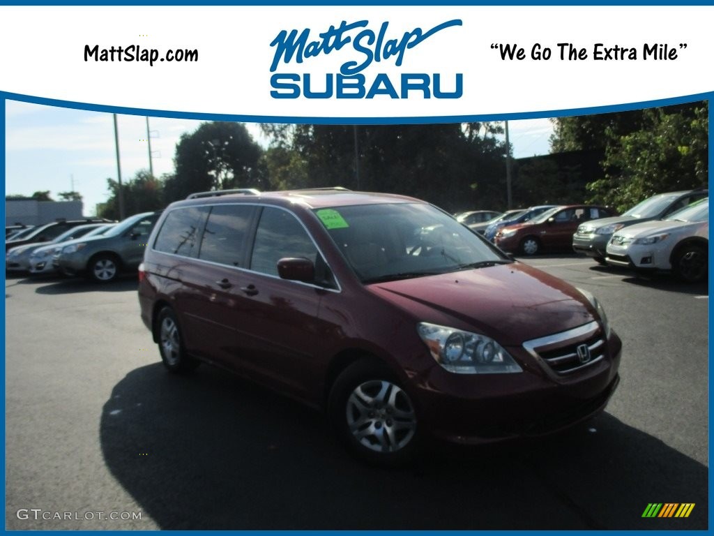 2006 Odyssey EX-L - Redrock Pearl / Black photo #1