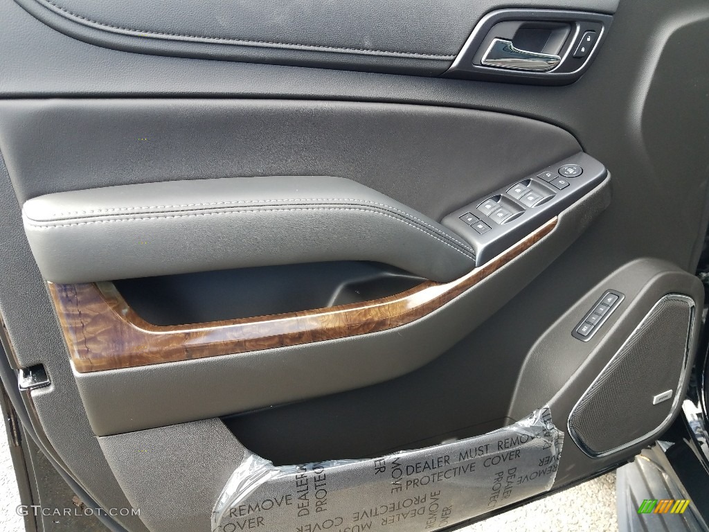 2018 Chevrolet Suburban LT 4WD Jet Black Door Panel Photo #122901873