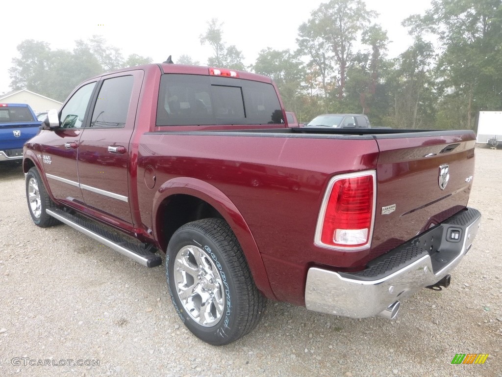 2018 1500 Laramie Crew Cab 4x4 - Delmonico Red Pearl / Black photo #3