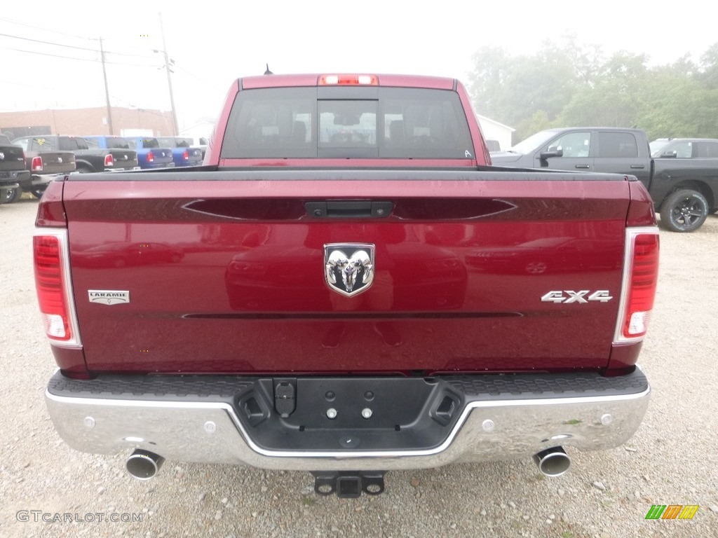 2018 1500 Laramie Crew Cab 4x4 - Delmonico Red Pearl / Black photo #4