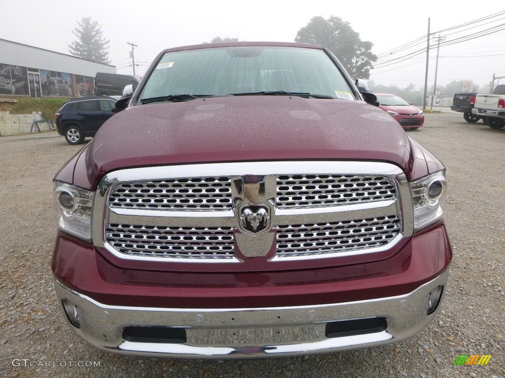 2018 1500 Laramie Crew Cab 4x4 - Delmonico Red Pearl / Black photo #8