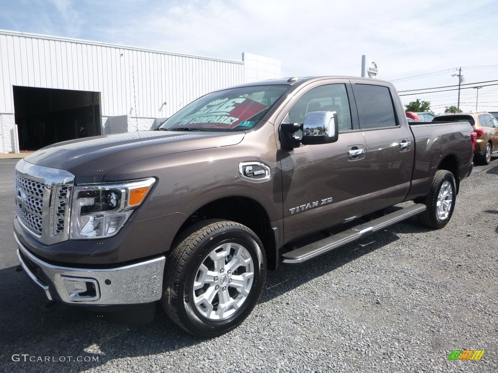 2017 TITAN XD SL Crew Cab 4x4 - Java Metallic / Beige photo #8