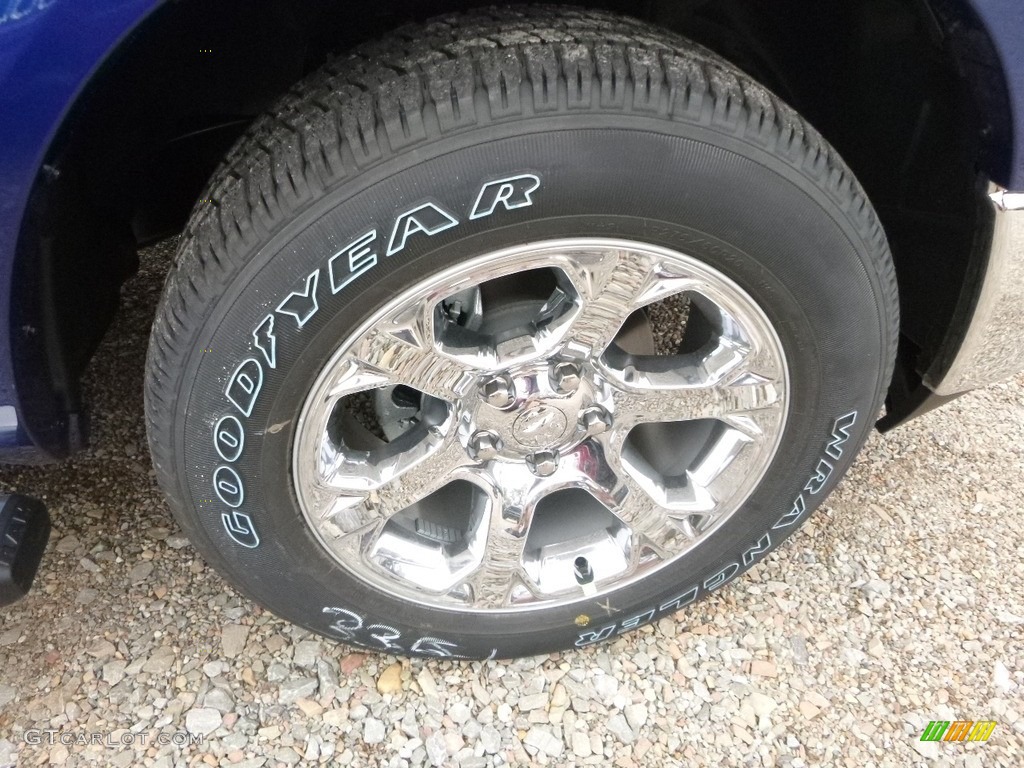 2018 1500 Laramie Crew Cab 4x4 - Blue Streak Pearl / Black photo #8