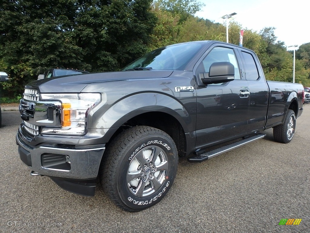 Magnetic 2018 Ford F150 XLT SuperCab 4x4 Exterior Photo #122906784