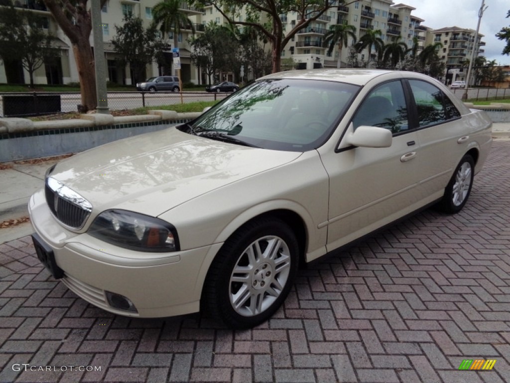 2003 LS V8 - Ivory Parchment Metallic / Espresso/Medium Light Stone photo #14