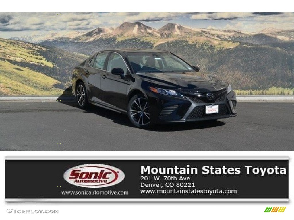 Midnight Black Metallic Toyota Camry